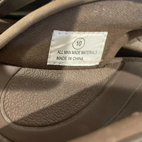 SPEEDO Men's BROWN Flip Flops Sandals Thong Style Size US 10 - Picture 4 of 5